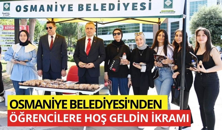 Osmaniye Belediyesi'nden Öğrencilere Hoş Geldin İkramı-1