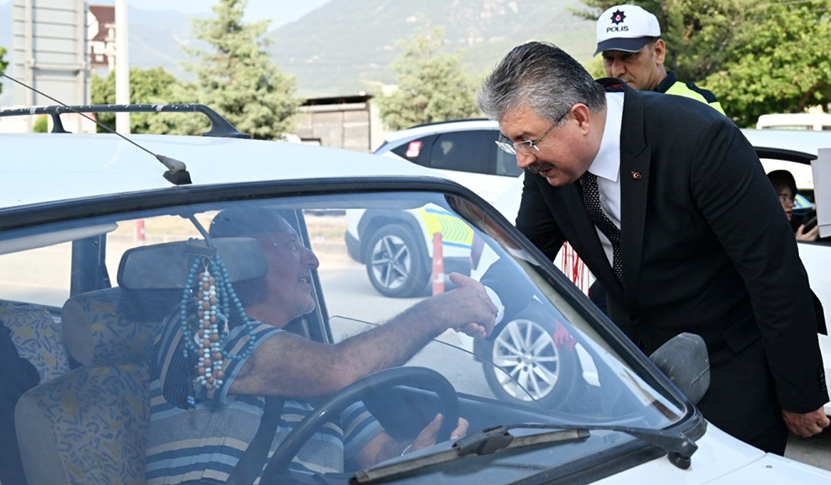 Vali Yılmaz Trafik Denetimi3