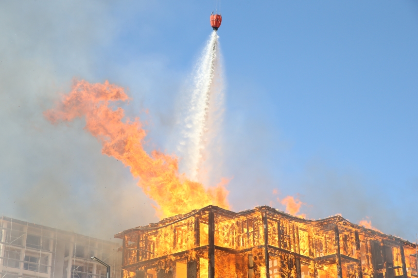 Maraş Lojman Yangın