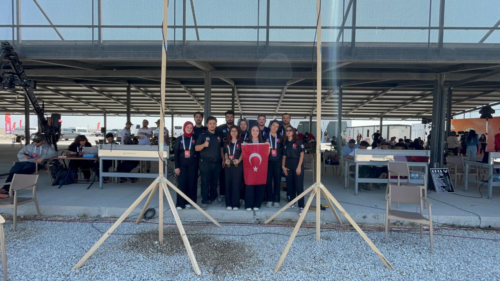 Bartın Üniversitesi Roket Takımı Teknofest'te Gökyüzüne Damga Vurdu (2)