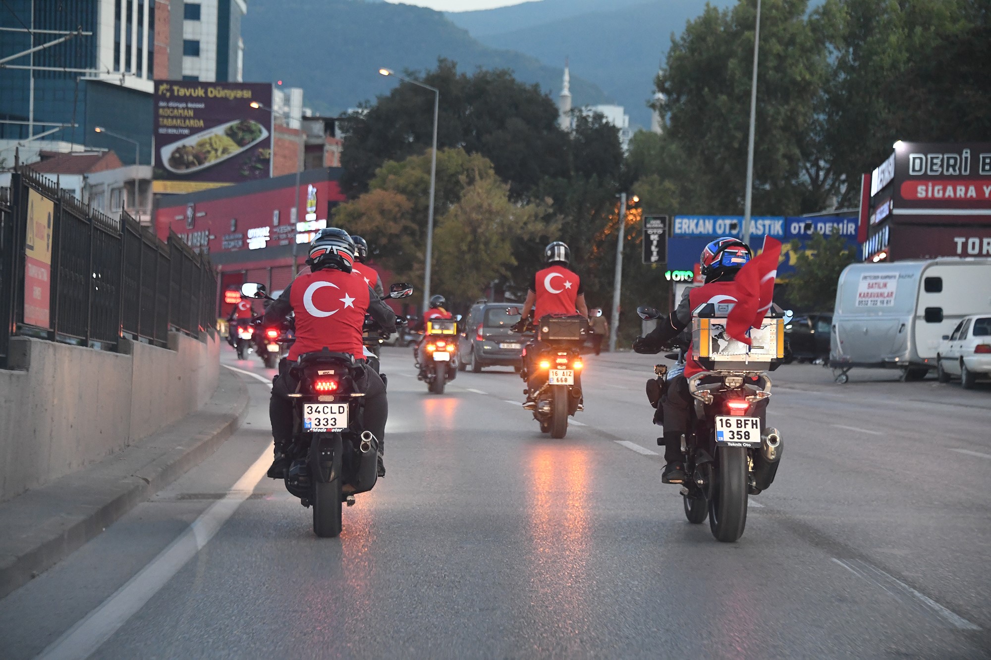 Bursa’nın 103. Yıl Kurtuluşunda Motosikletli Kortej (1)