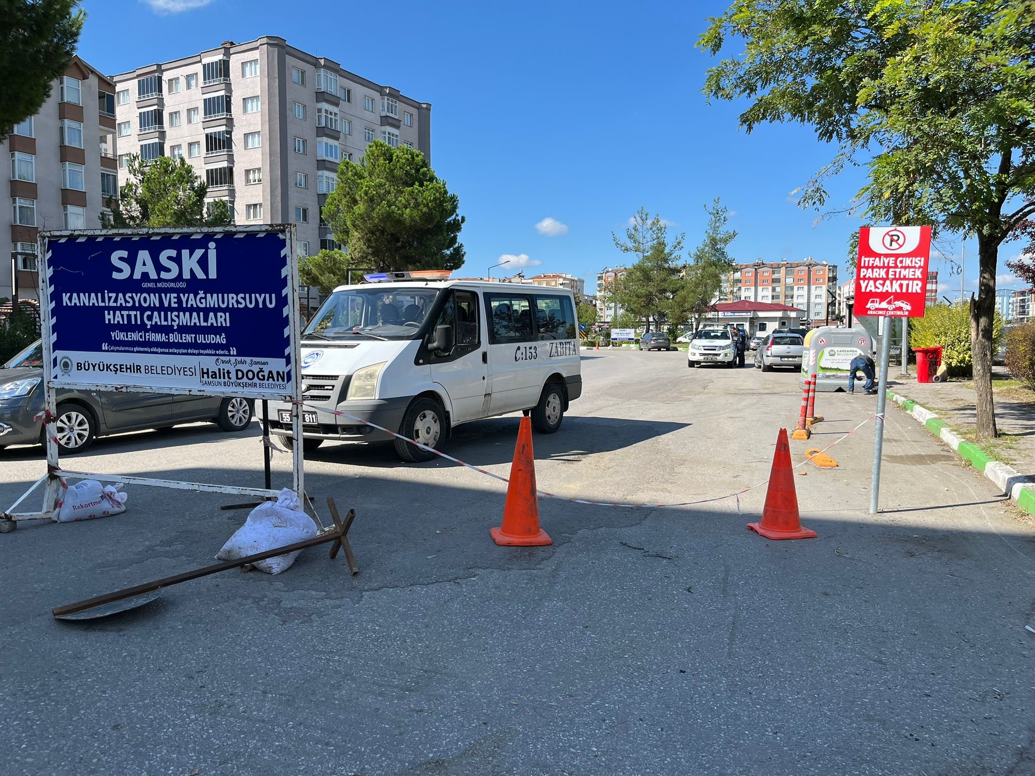 Samsun Büyükşehir Belediyesi'nden Su Baskını Önlemi (2)