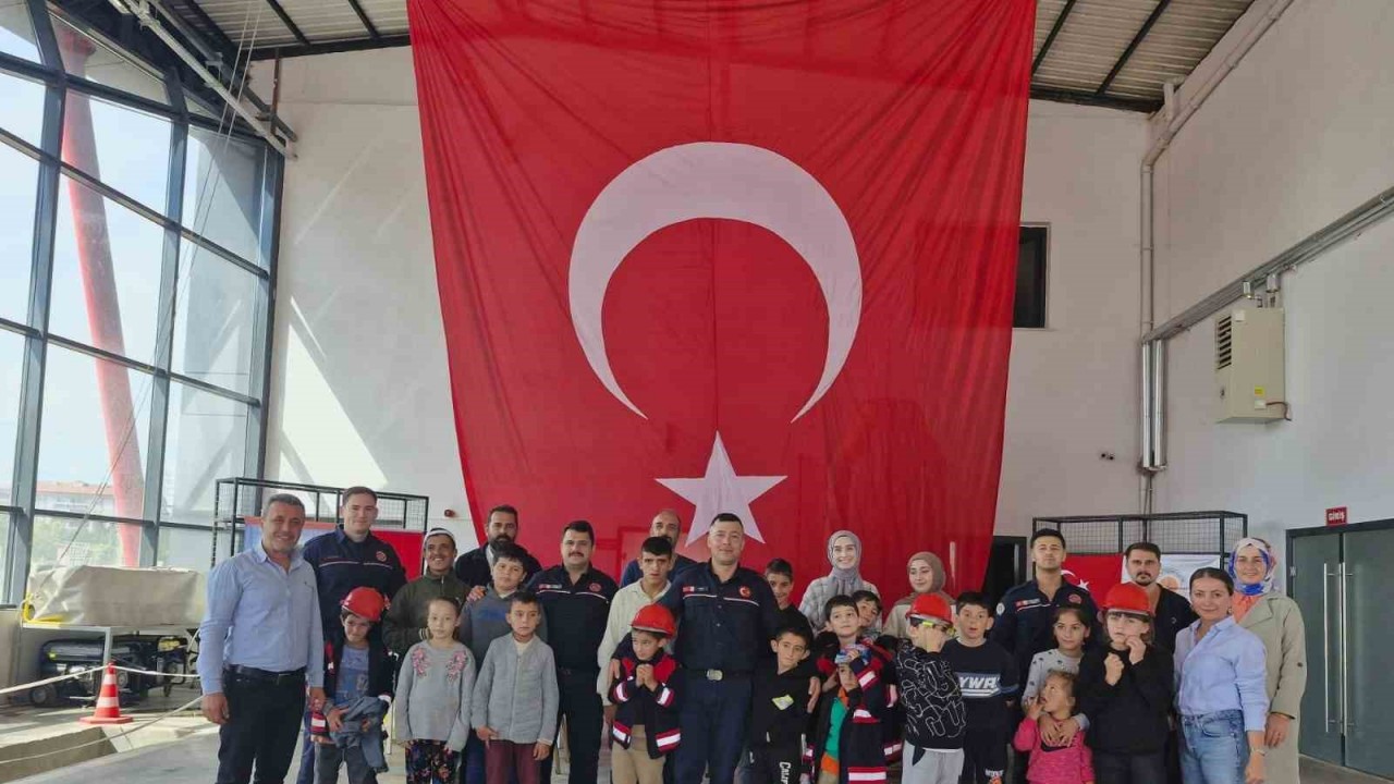 Samsun’da Özel Öğrencilere İtfaiye Eğitimi