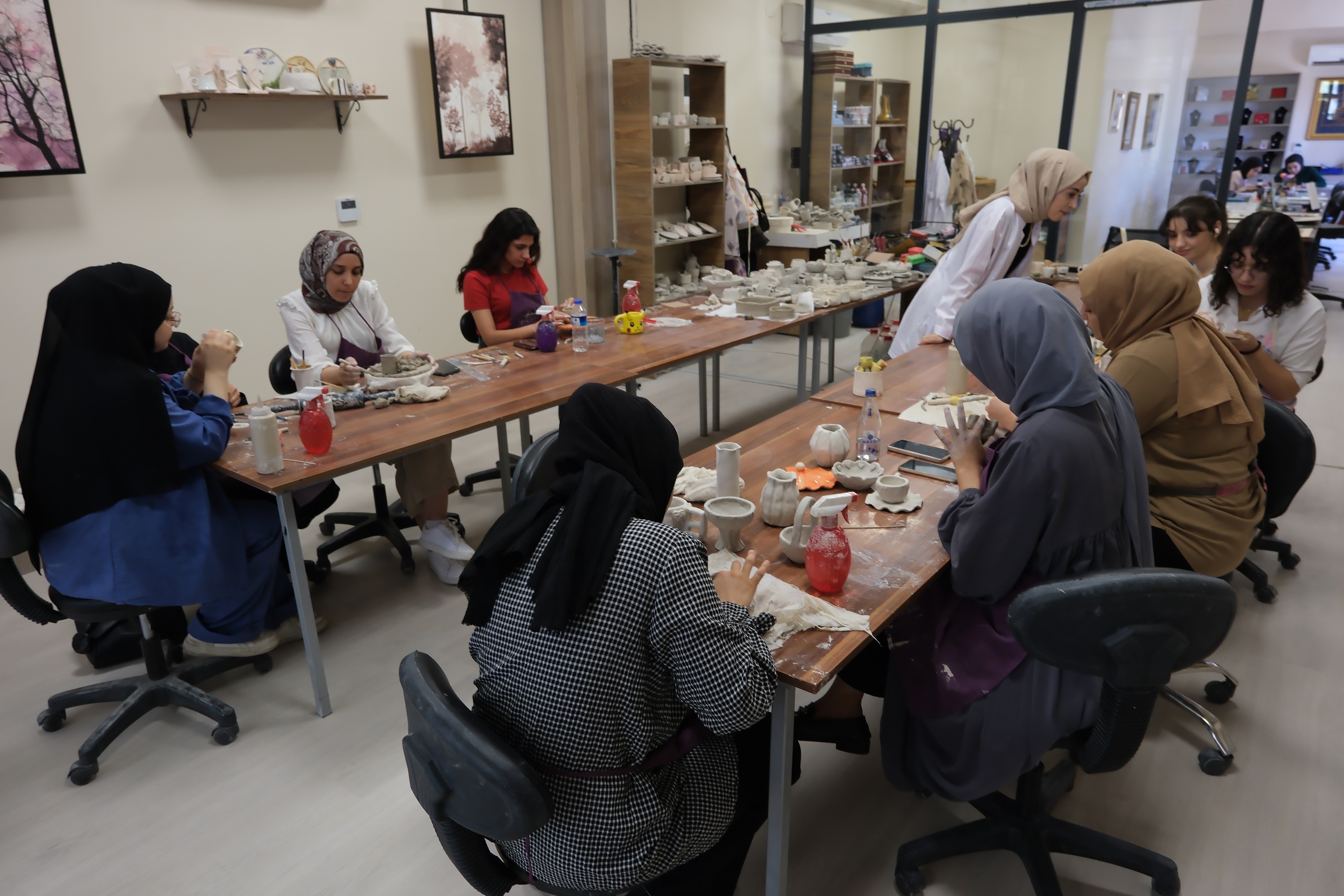 Şanlıurfalı Kadınlardan, Seramiklere Van Gogh Dokunuşu (5)