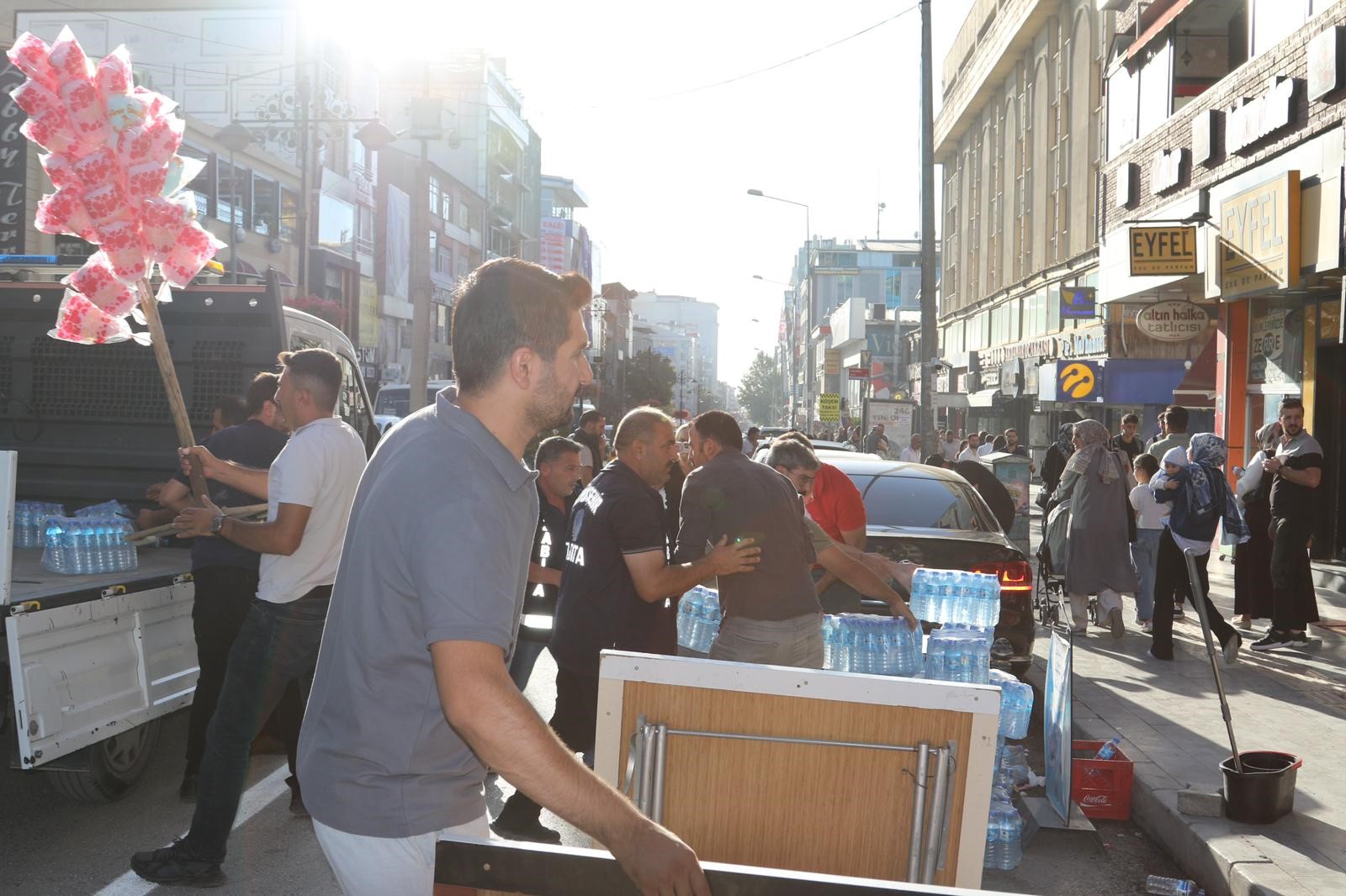 Van'da Kaldırım İşgallerine Sıkı Denetim (1)