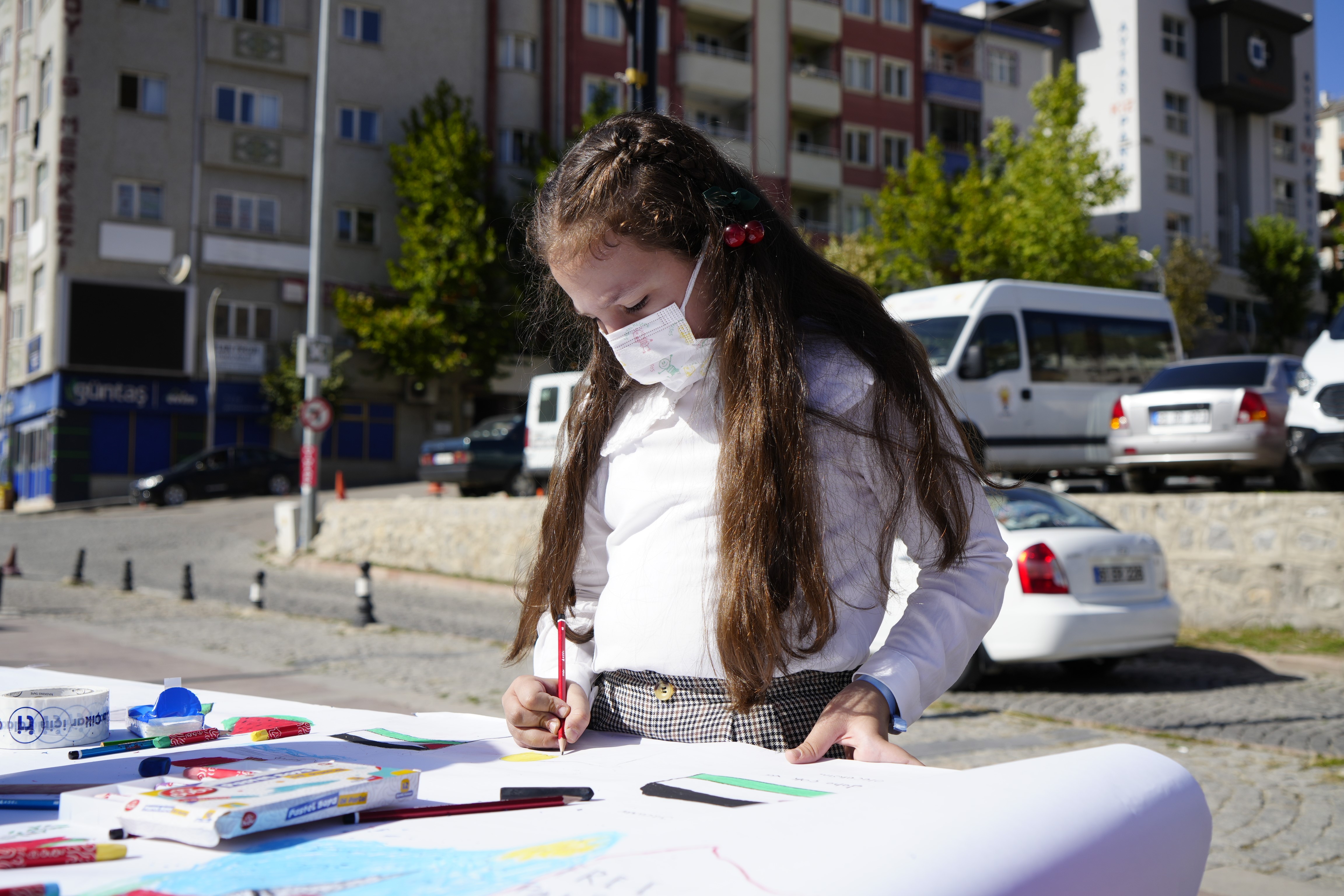 Gümüşhaneli Çocuklar Fırçalarını Filistin İçin Salladı (2)