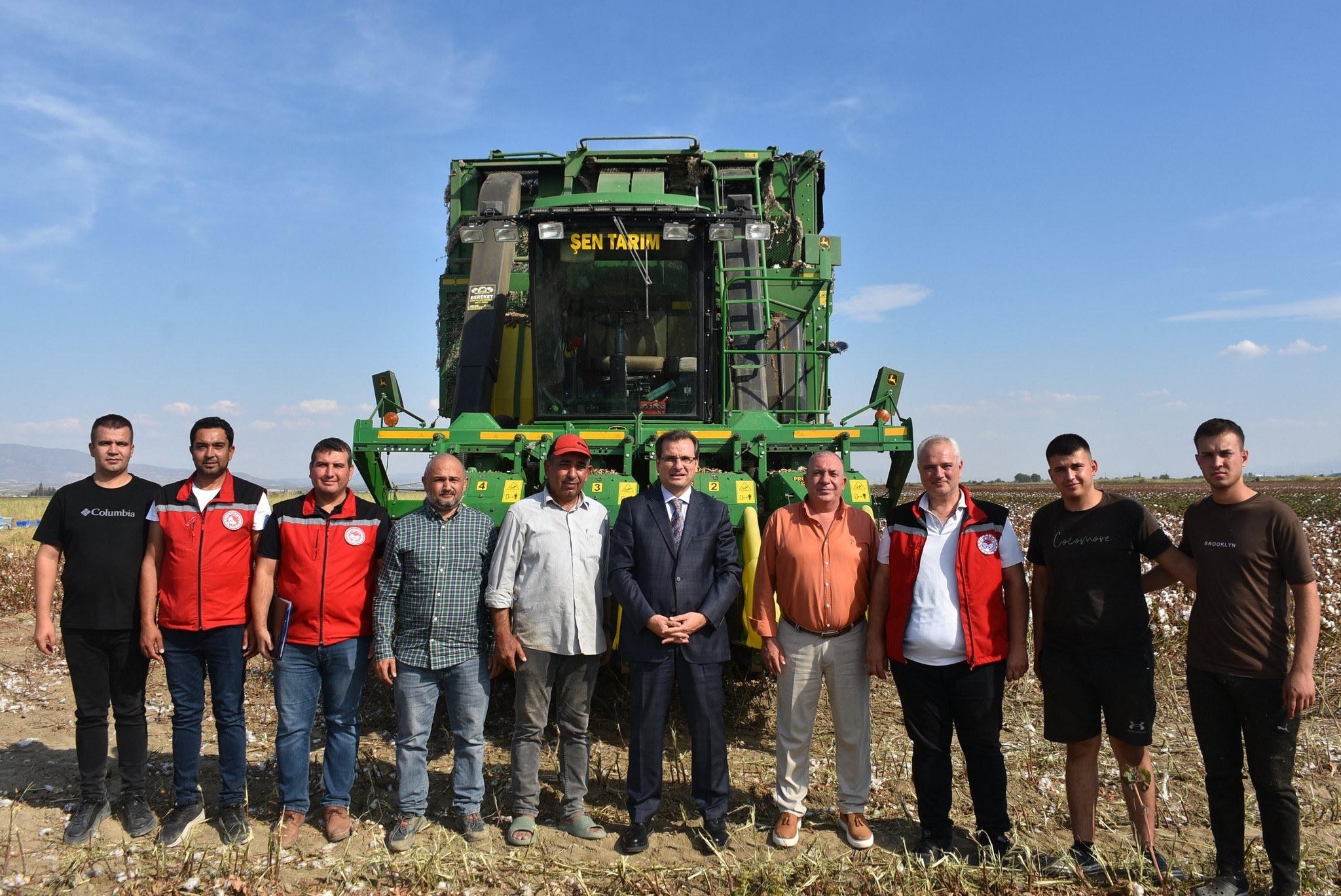 Manisa Salihli Ovası’nda Pamuk Hasadı Başladı (3)