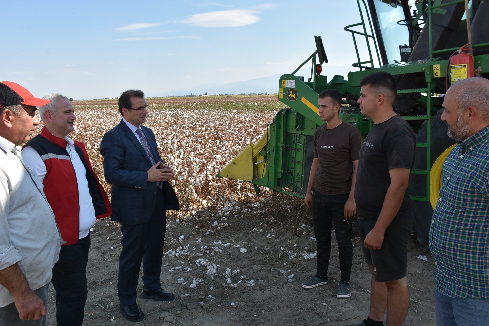 Manisa Salihli Ovası’nda Pamuk Hasadı Başladı (4)