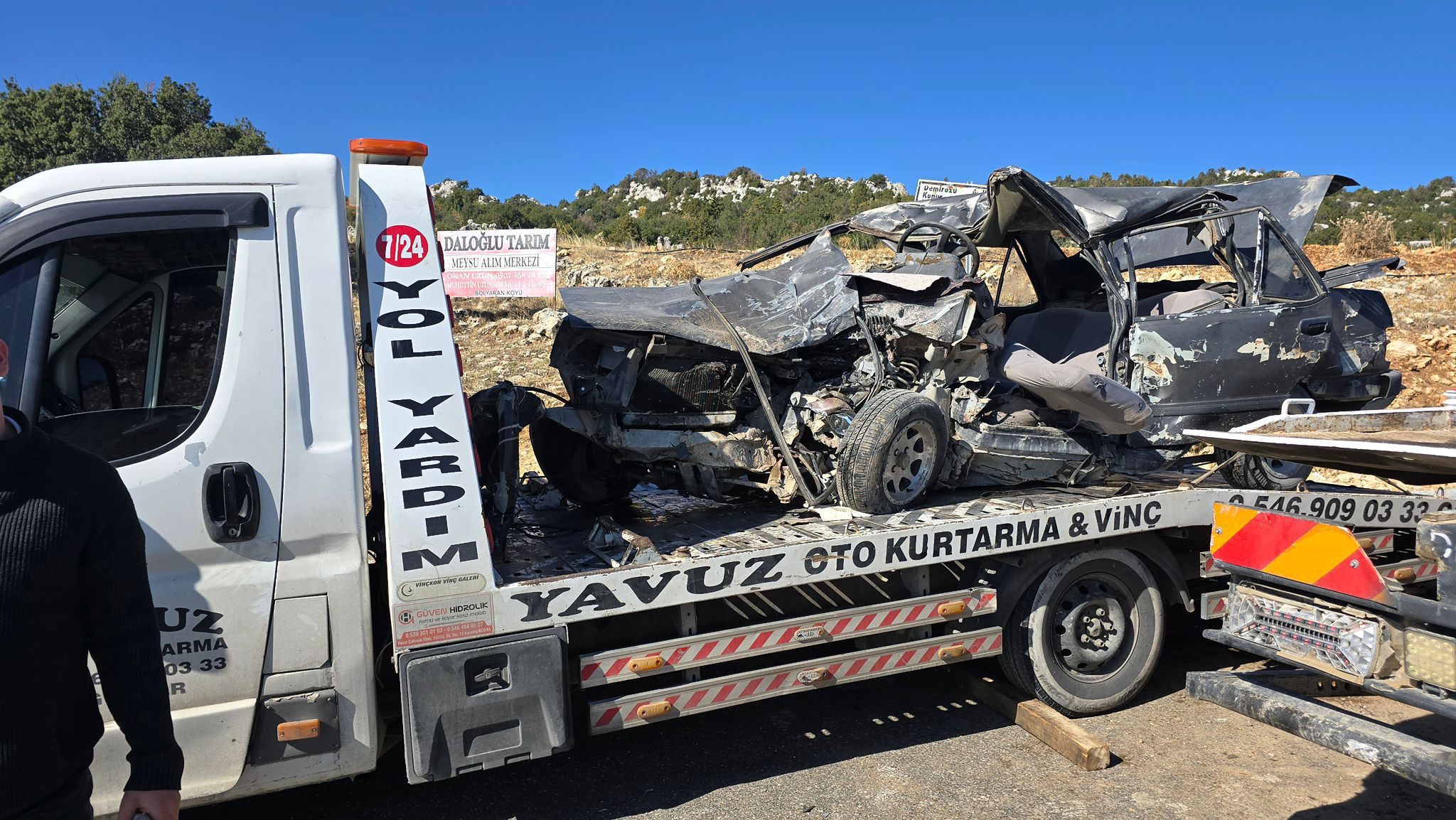 Mersin Gülnar'da Feci Kaza 3 Ölü, 12 Yaralı (3)