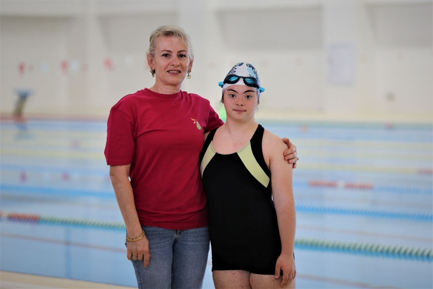 Down Sendromlu Ceylin'nin Hedefi Avrupa Şampiyonası Altını (3)