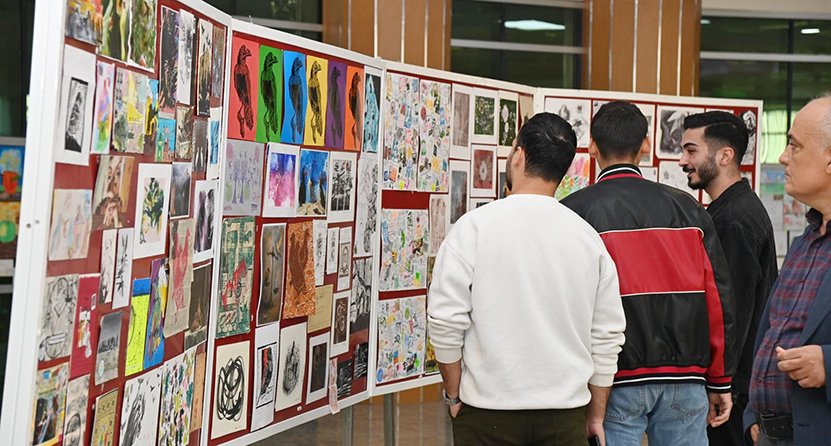 Okü'de Yaşar Kemal Posta Sanatı Sergisi Açıldı3