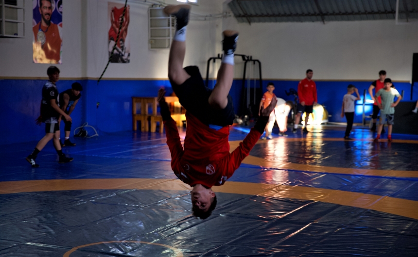 Osmaniyeli Milli Güreşçi Şamil Şahan'dan Balkan Şampiyonluğu (1)