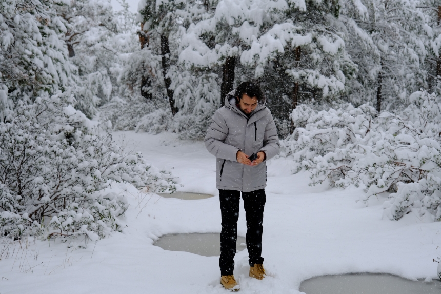 Türkiye Beyaz Örtüye Kaplandı; Kar Yağışı Yurdu Etkisi Altına Aldı (3)