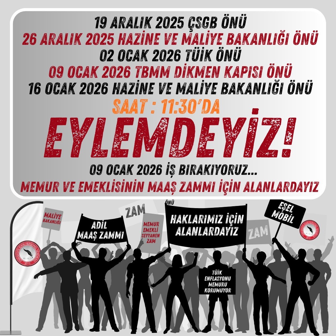 Başkent'te Maaş Zammı İçin Eylem!