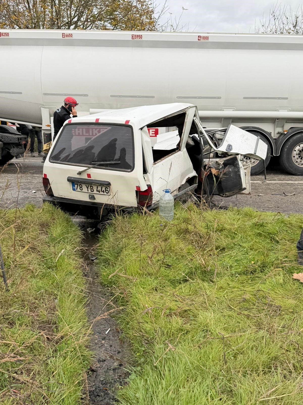 Çaycumada Feci Kaza