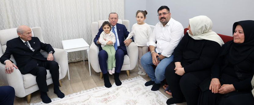 Erdogan Hatay Depremzede Aile Ziyareti3