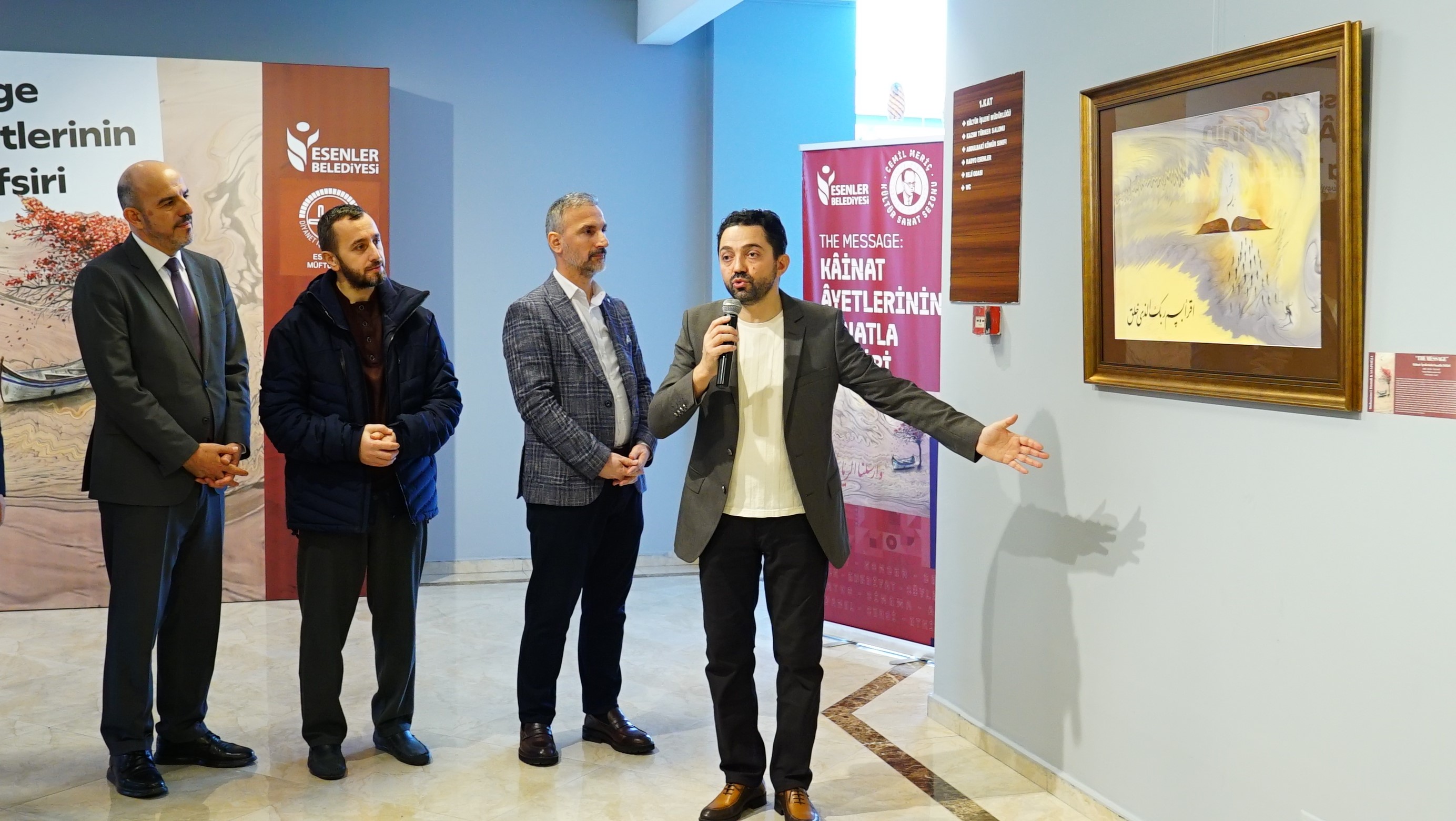 Kur’an Ayetleri Sanatla Buluştu “The Message”