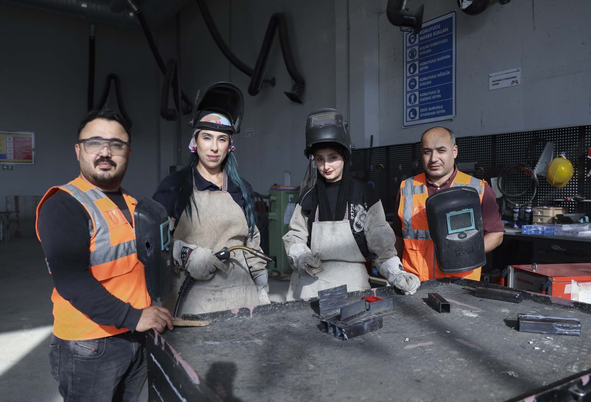 Mersin’de Kaynak Arkı Kadınların Elinde Parlıyor (3)