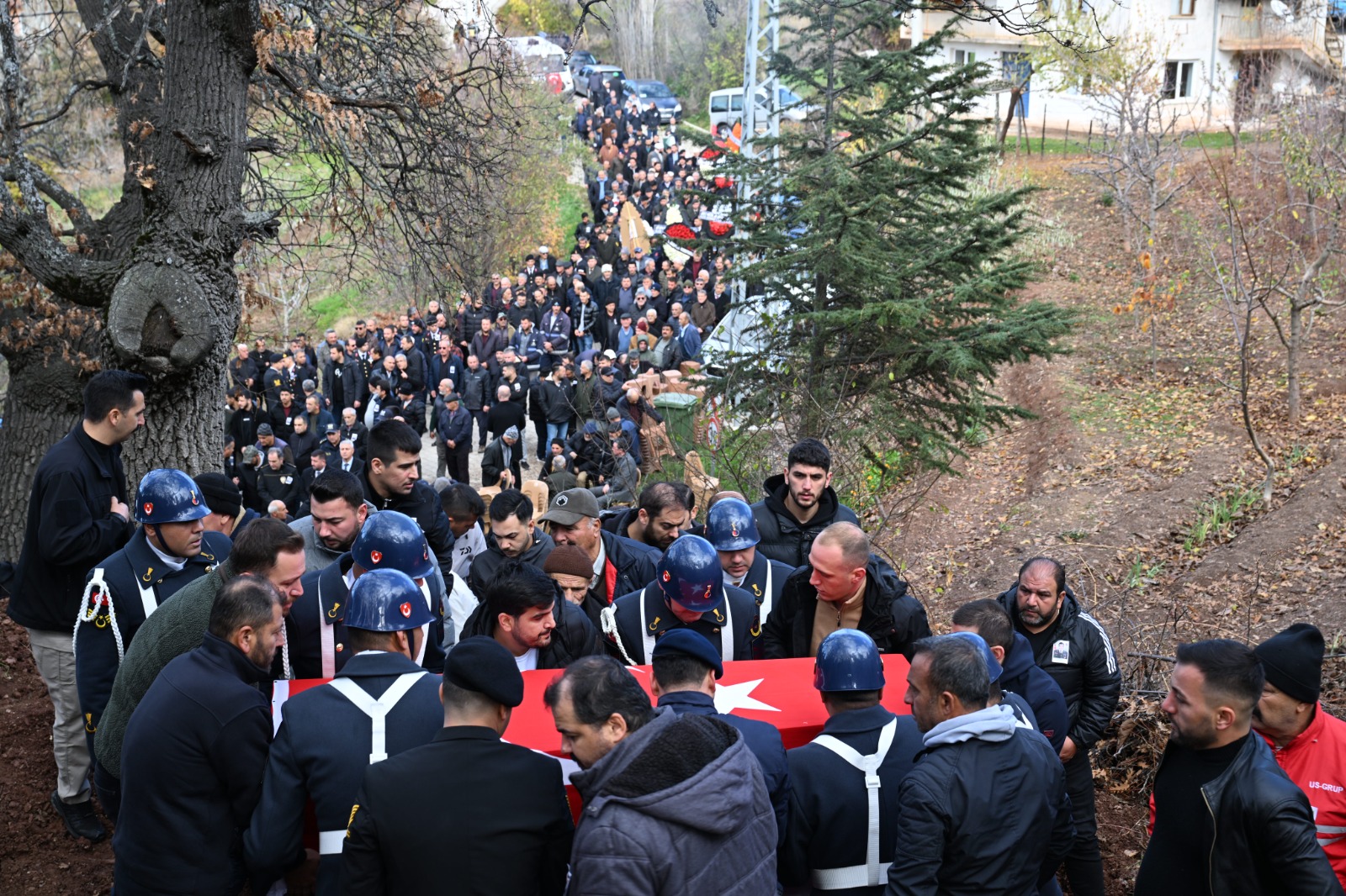 Tokat'ta Görevi Başında Kalp Krizi Geçirerek Hayatını Kaybeden Askerin Cenazesi