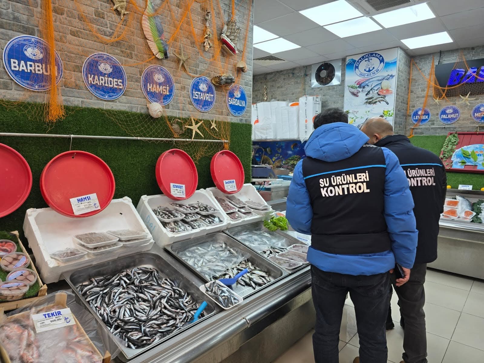 Balık Tezgâhlarına Güvenlik İçin Denetimler Sürüyor (1)