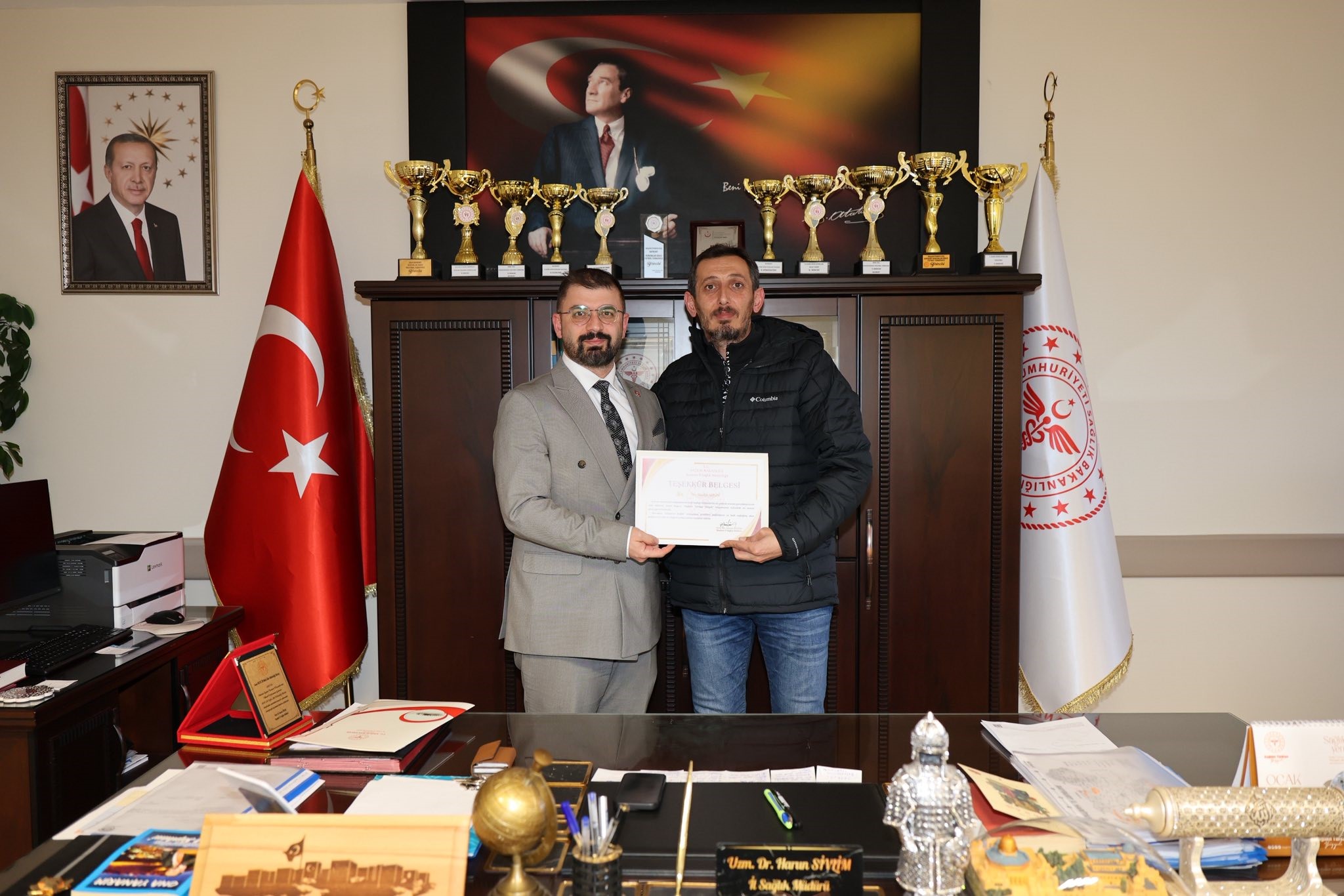 Kanserle Mücadelede Başarı Ödüllendirildi (1)