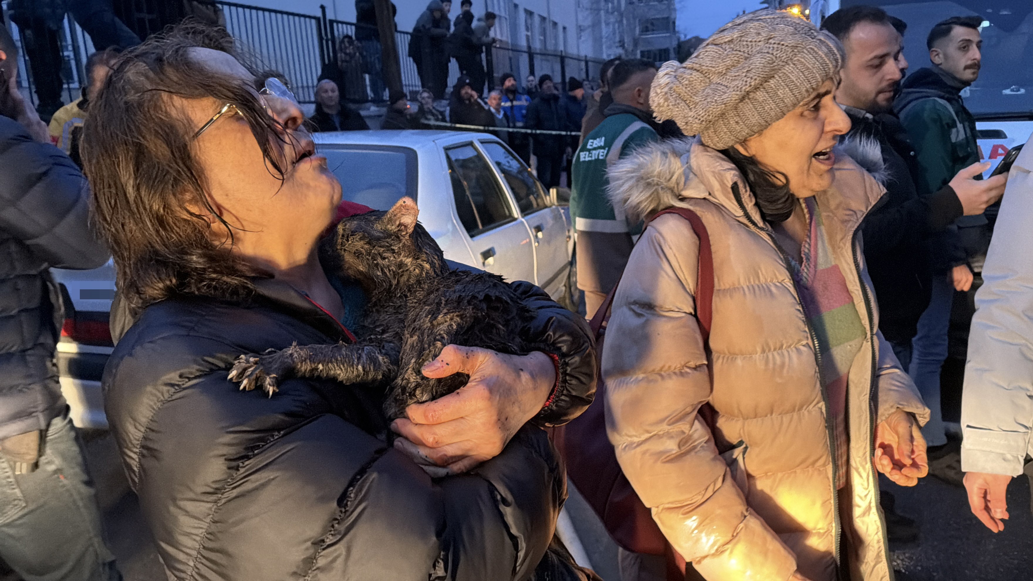 Kediler İçin Yakılan Soba İki Evi Küle Çevirdi-1