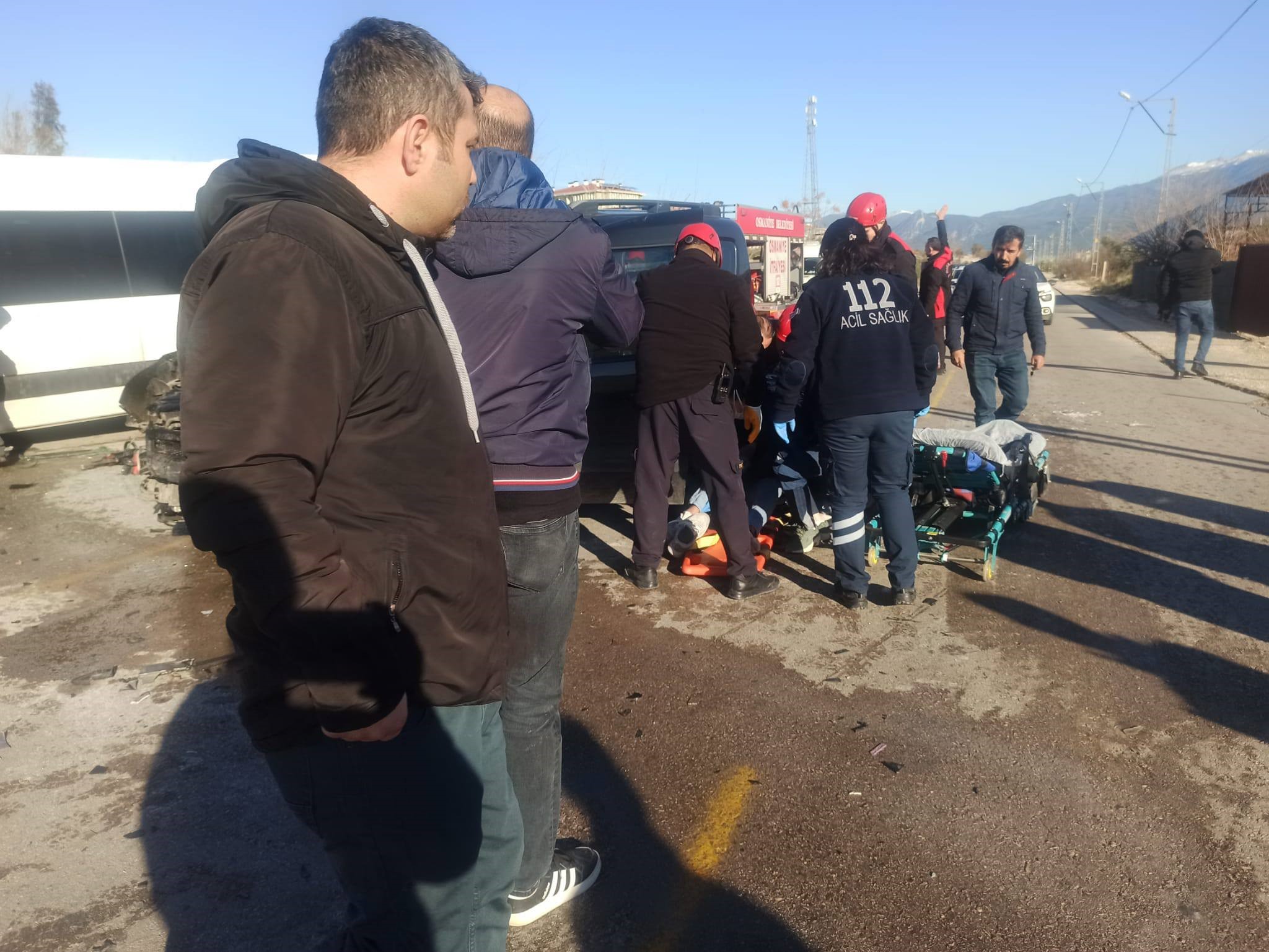 Osmaniye Toprakkale Yolunda Feci Kaza Çok Sayıda Yaralı Var-1