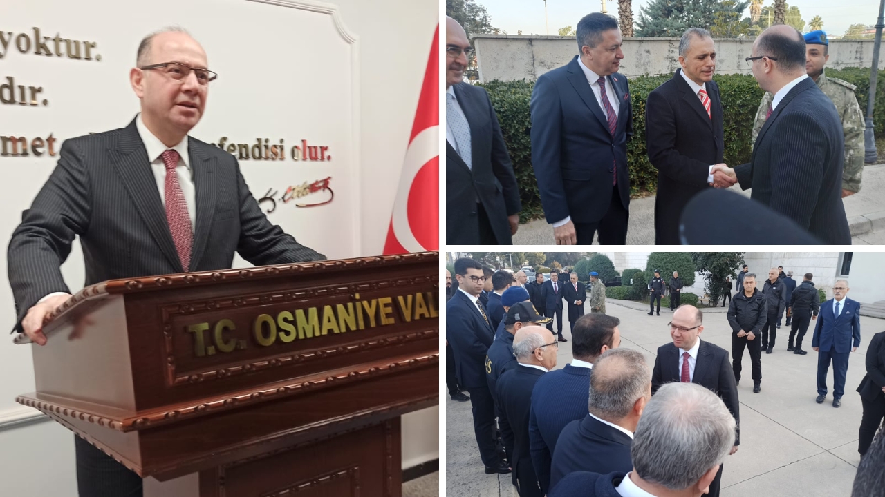 Osmaniye Valisi Mehmet Fatih Serdengeçti Göreve Başladı