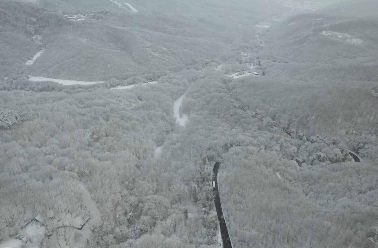 Şehir Beyaza Büründü, Görüntüler Mest Etti!