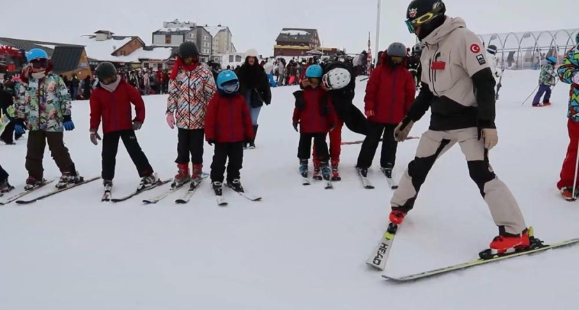 Sehit Cocuklari Erciyes Kayak Egitimi