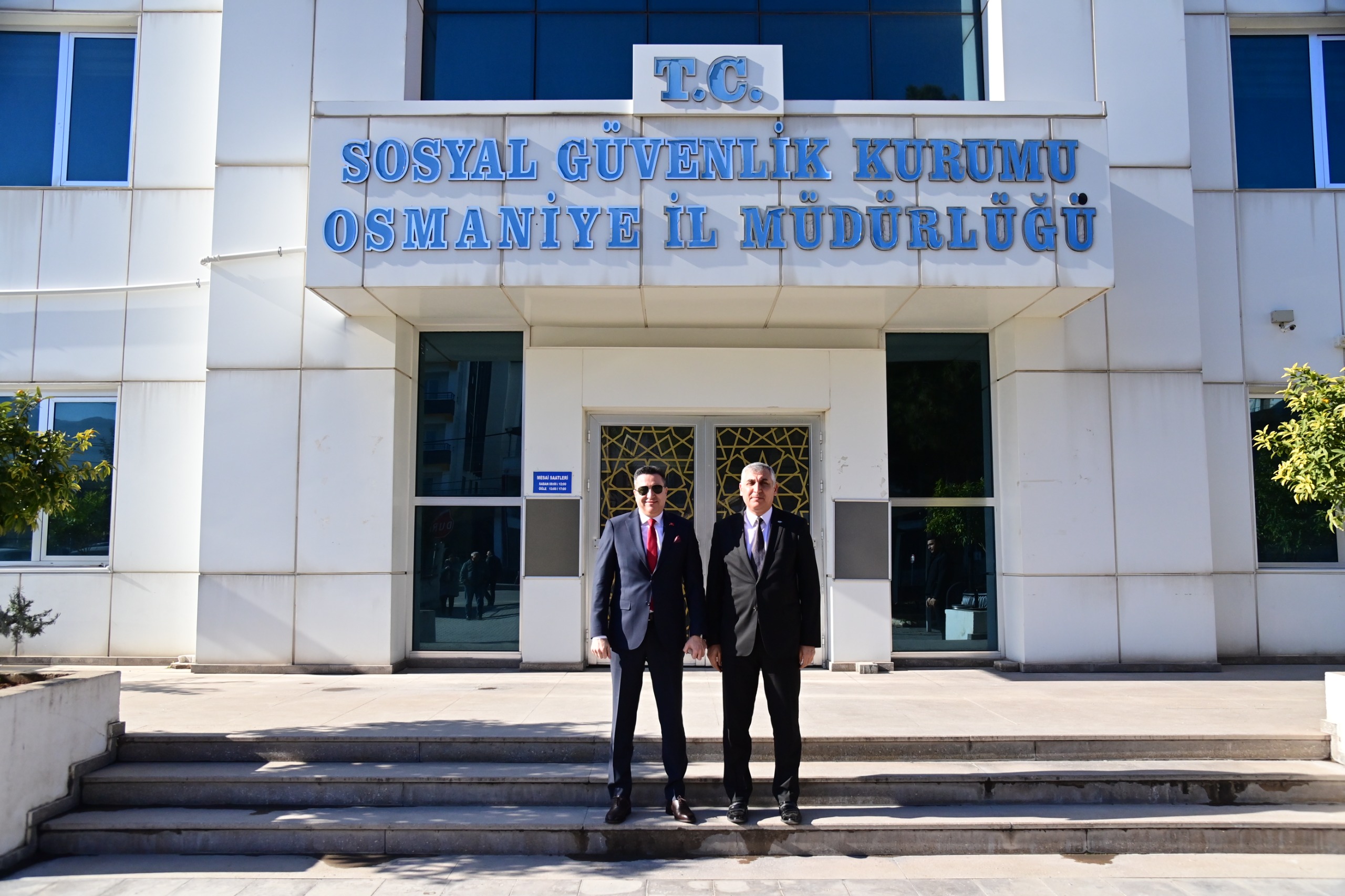 Sgk Osmaniye İl Müdürlüğü’ne Okü Rektörü Uzun Ziyareti (2)