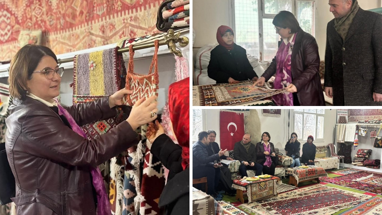 Osmaniye valisi Mehmet Fatih Serdengeçti karatepe kilimleri