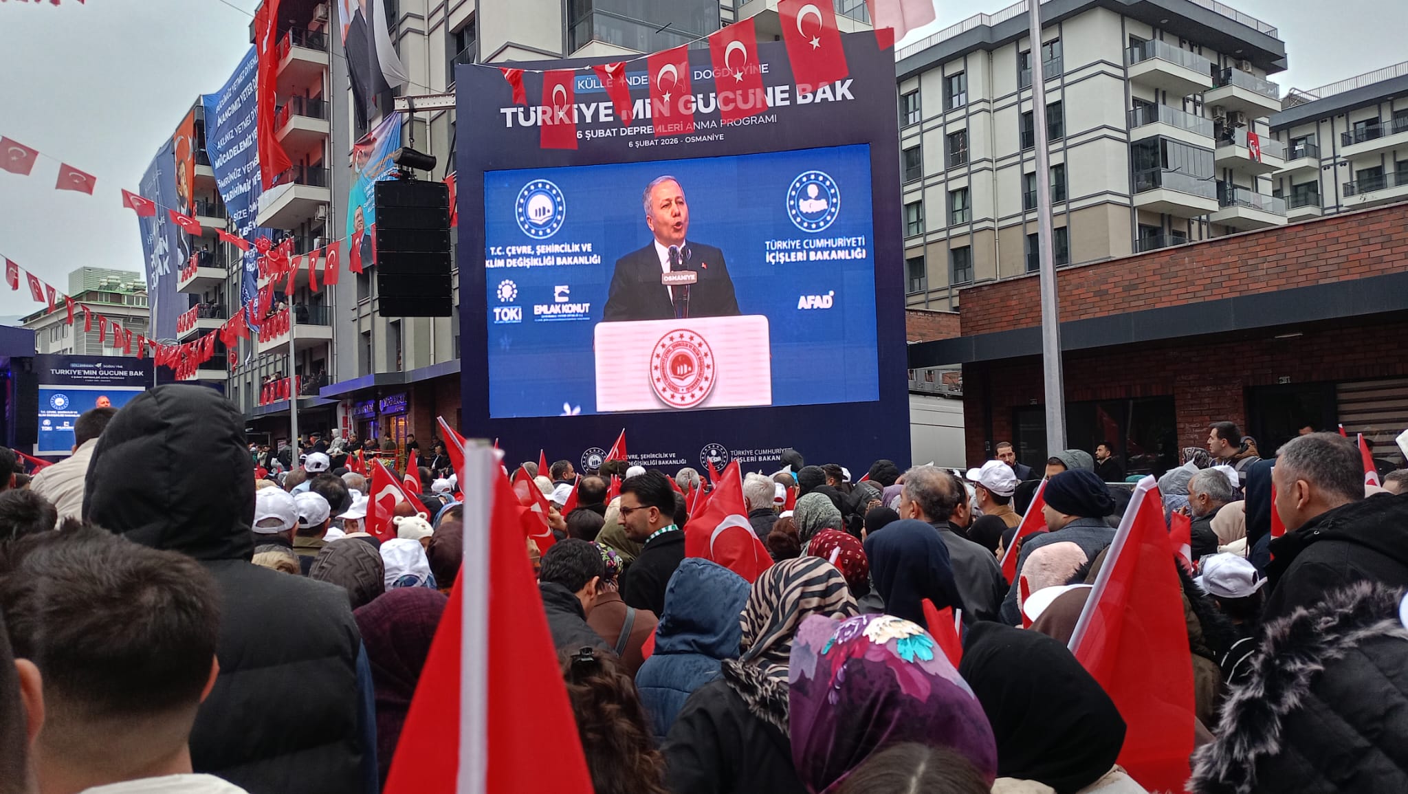 Osmaniye’de 6 Şubat Anma Programi Ali Yerlikaya