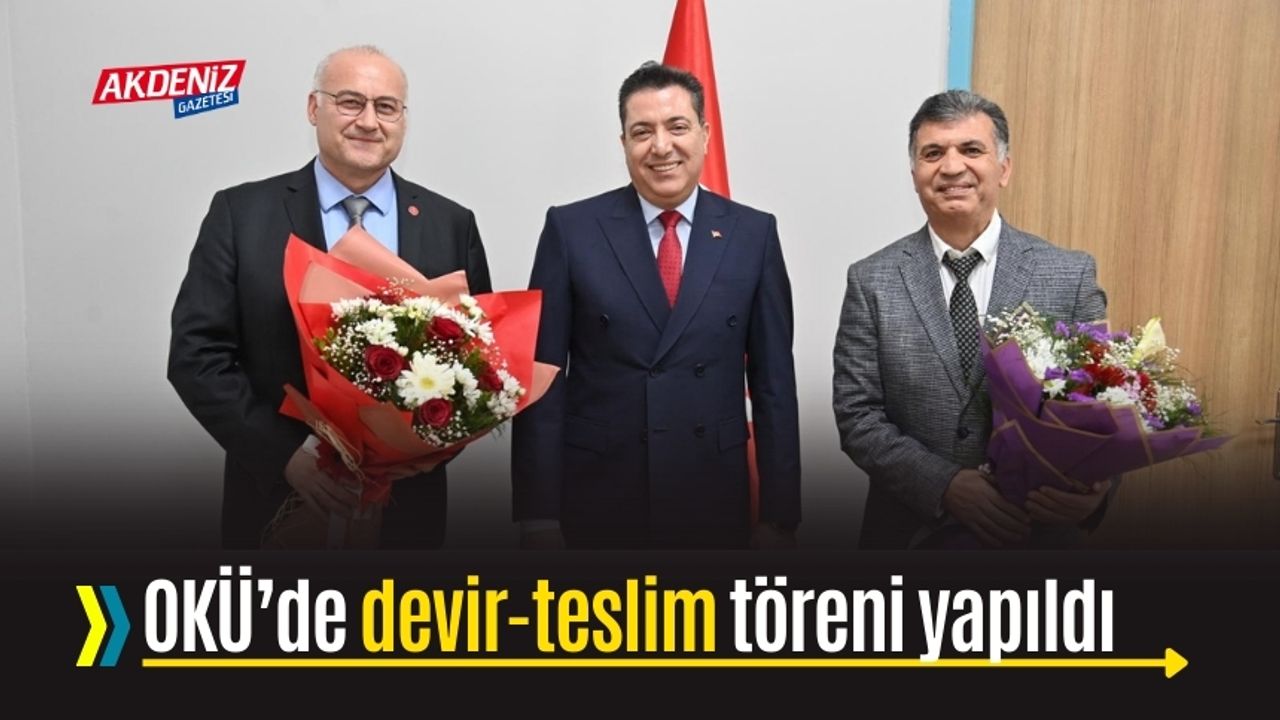 OKÜ'de devir - teslim gerçekleştirildi