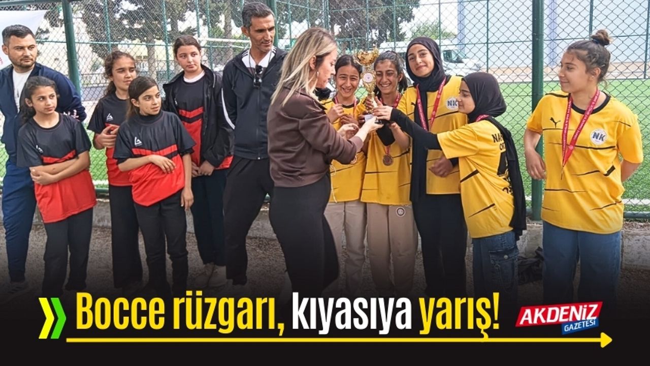 Bocce yıldız kızlar müsabakaları sona erdi