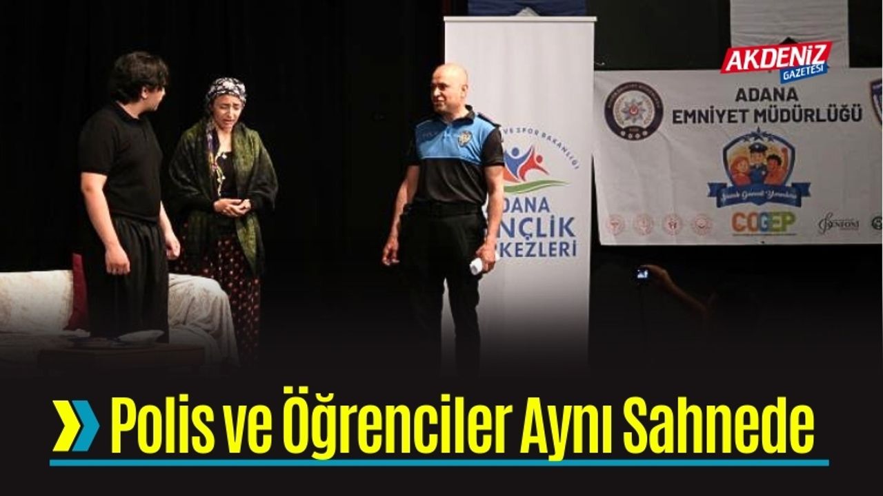 Polis ve Öğrencilerden Unutulmaz Tiyatro Gösterisi