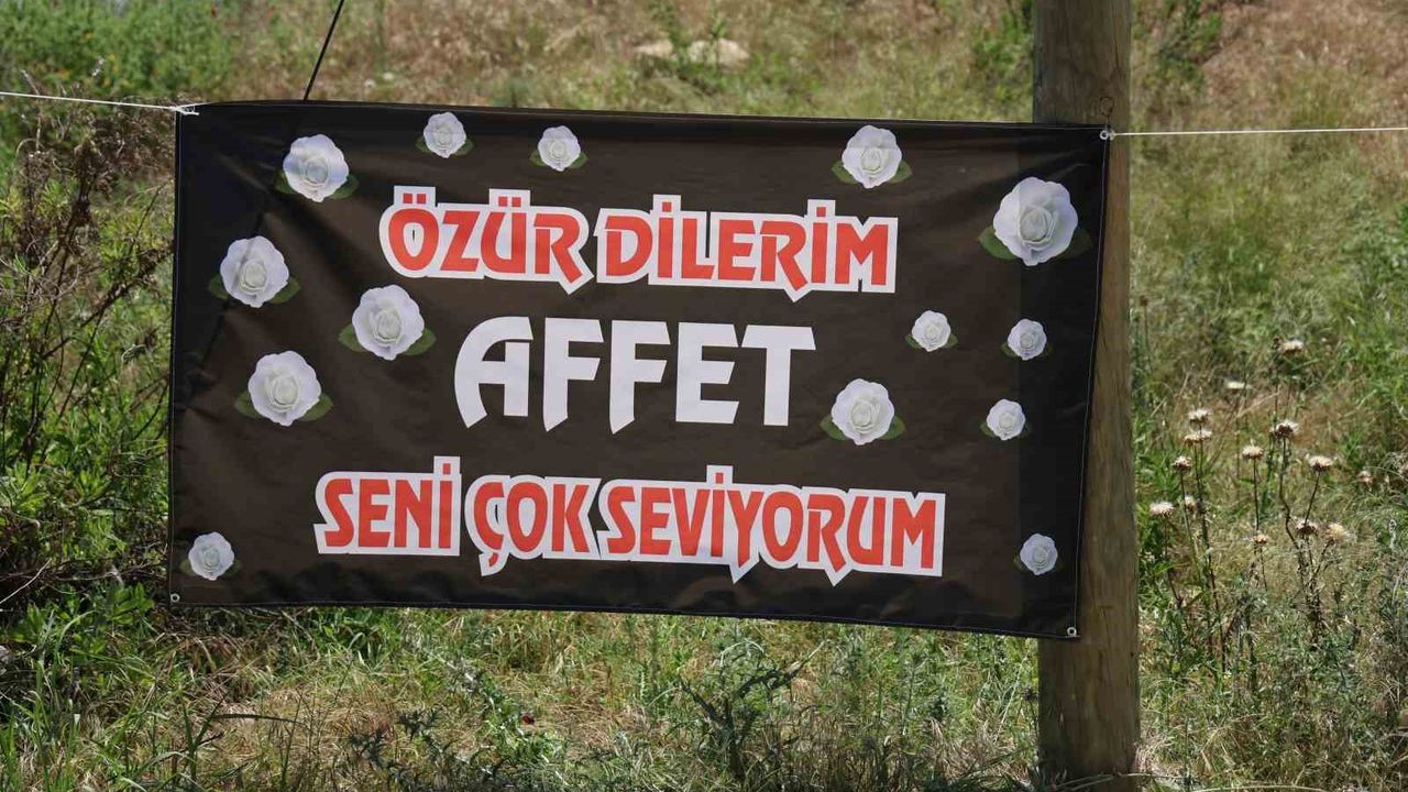 Adana’da gizemli ’özür dilerim affet seni çok seviyorum’ ilanı