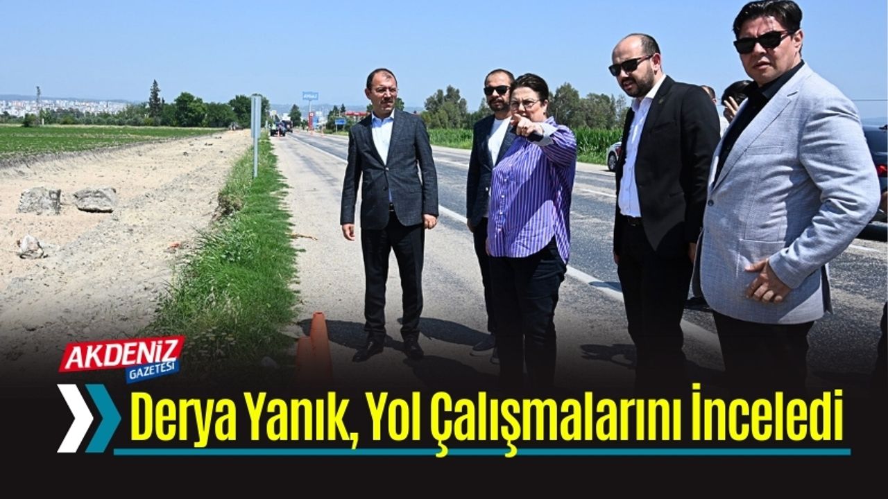Derya Yanık, Yol Çalışmalarını Yerinde İnceledi