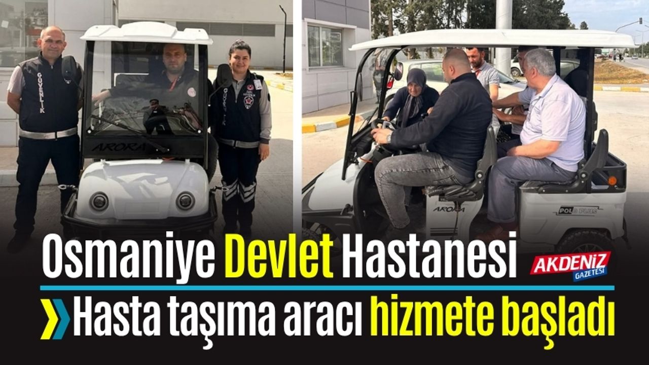 Devlet Hastanesi’nde Hasta Taşıma Aracı Hizmete Girdi
