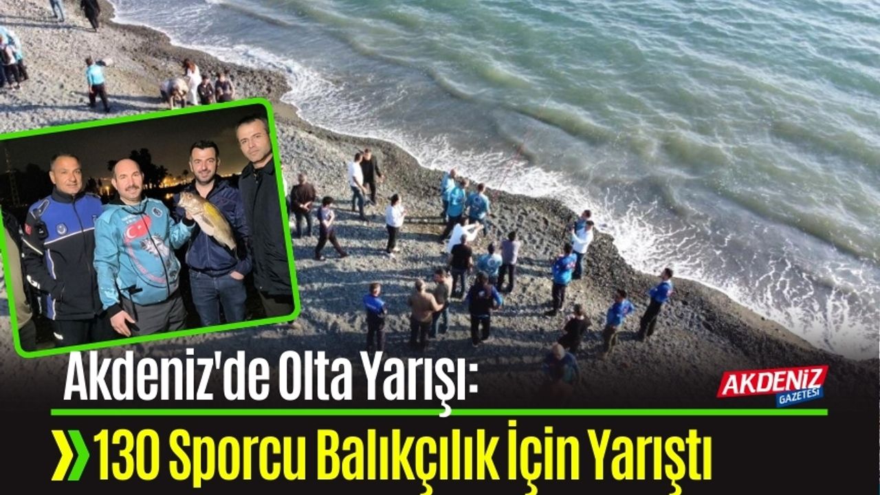 Osmaniyeliler Burnaz Sahiline akın etti: 130 Sporcu Balıkçılık İçin Yarıştı