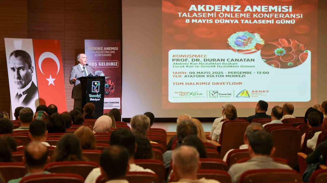 Manavgat'ta Talasemi Konferansı: Erken Teşhisin Önemi Altı Çizildi