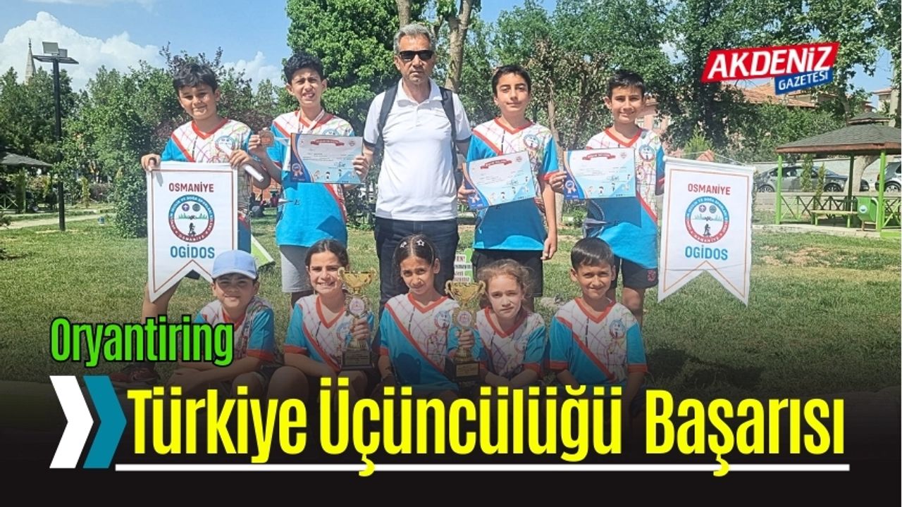 Genç Oryantiringcilerden Türkiye Üçüncülüğü Başarısı