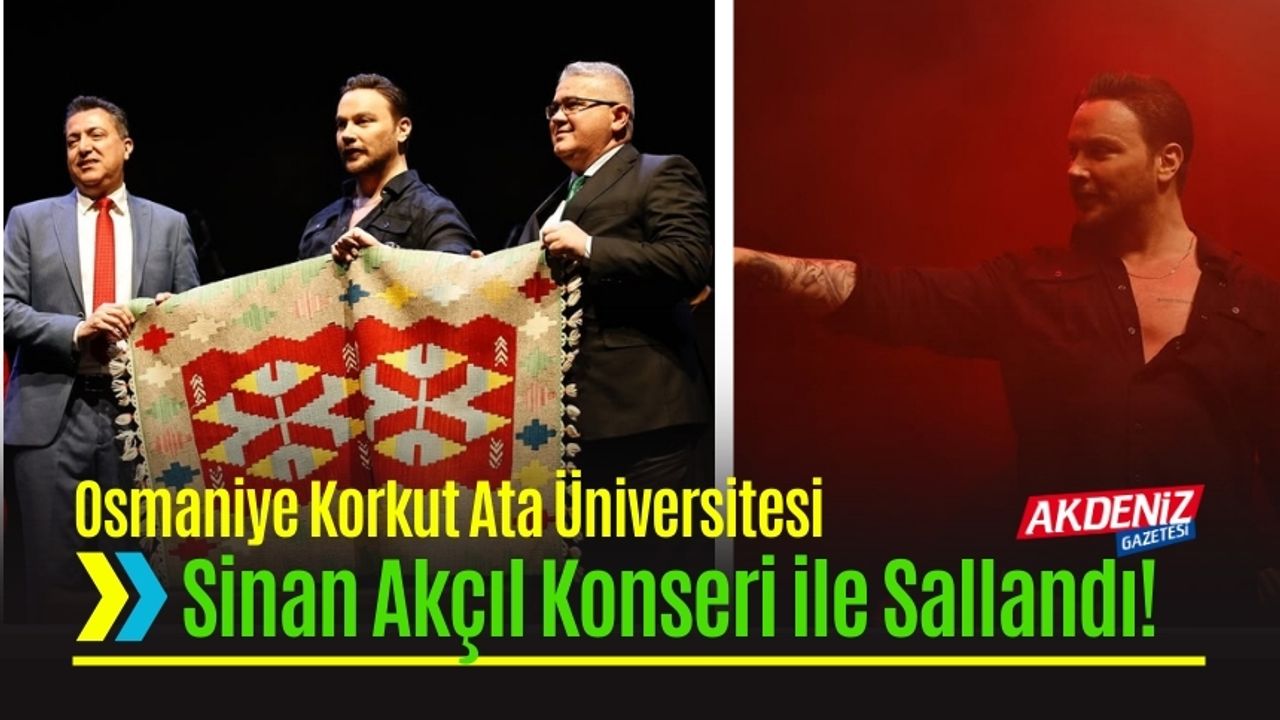 Sinan Akçıl Osmaniye'de Gençlerle Buluştu