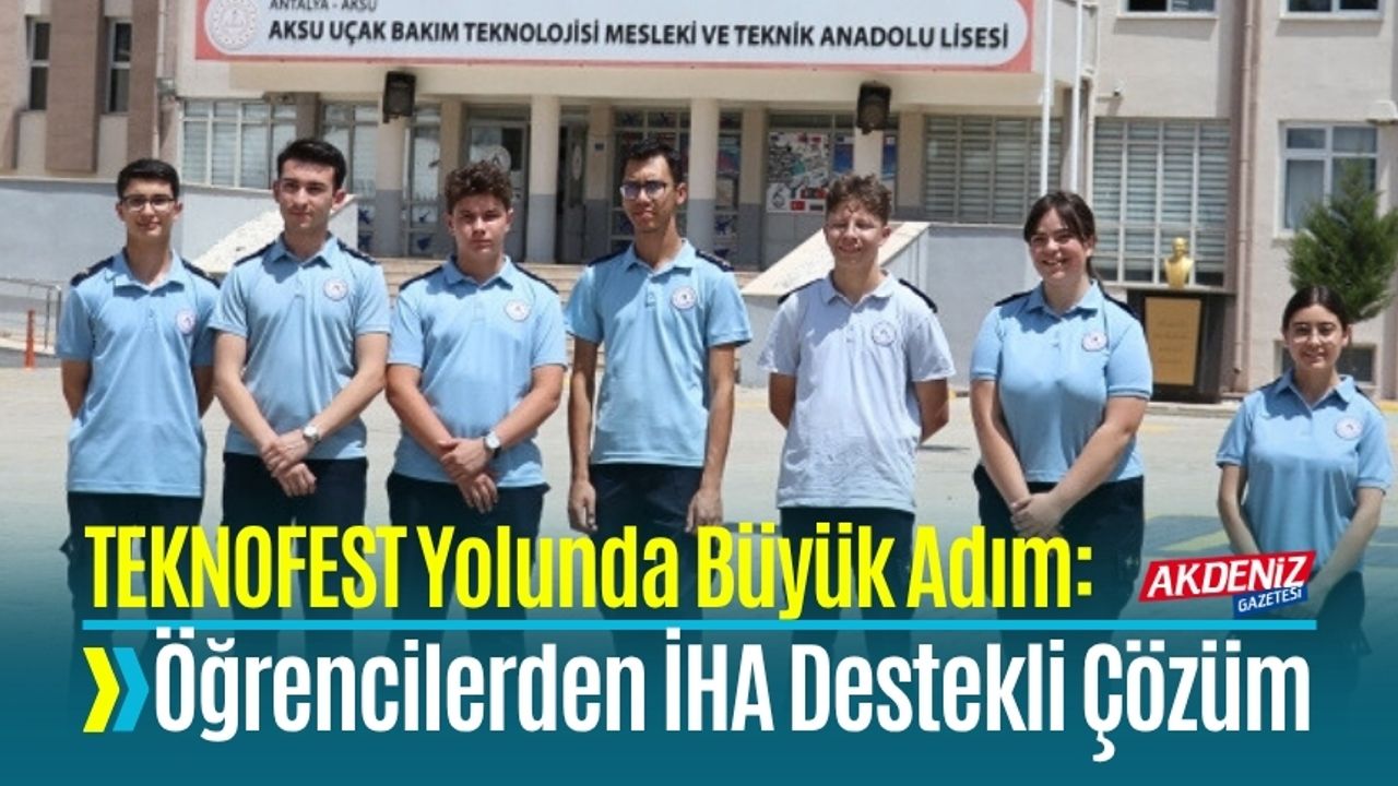 TEKNOFEST Yolunda Büyük Adım: Öğrencilerinden Su Analizi Yapan Yerli Dron Keşfi