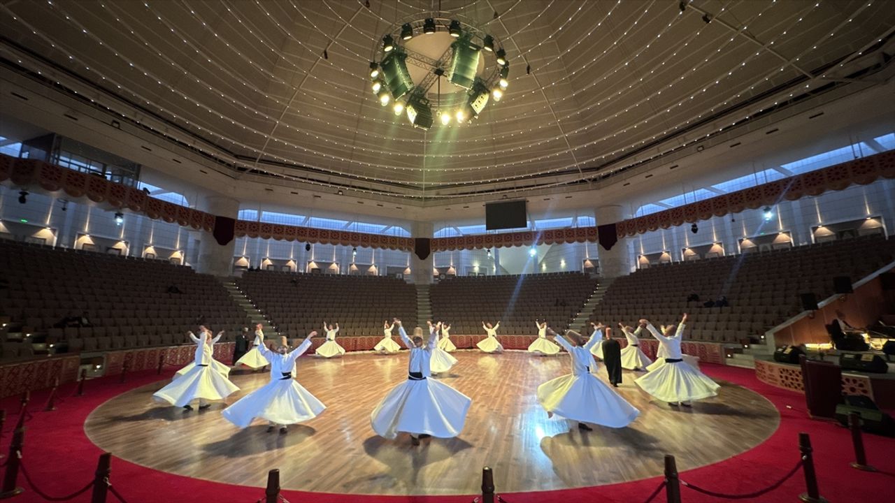 "Teşrif-i Mevlana" etkinlikleri kapsamında Sema Ayini Şerifi icra edildi