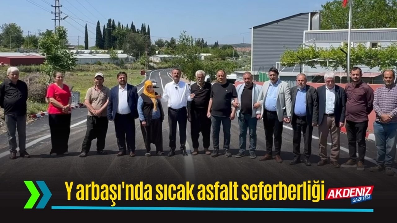 Yarbaşı'nda asfalt çalışmaları tamamlandı