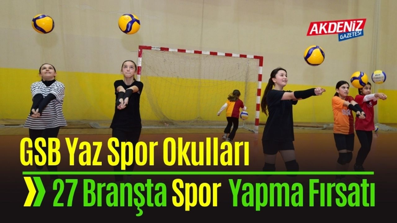 Osmaniye'de 27 Branşta Ücretsiz Spor Okulları Açılıyor