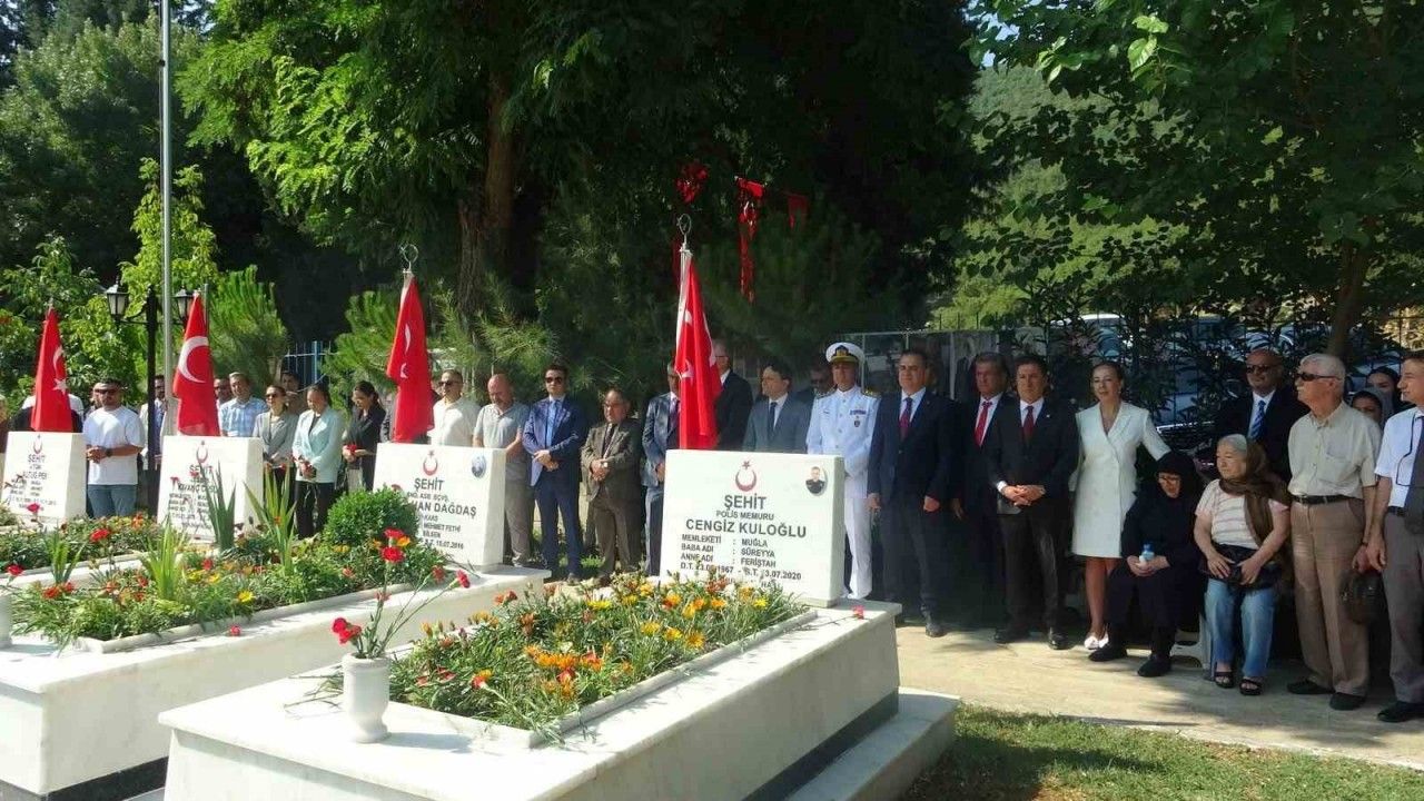 Muğla’da 15 Temmuz Şehitleri İçin Pedal Çevrildi, Fidan Dikildi, Dualar Edildi