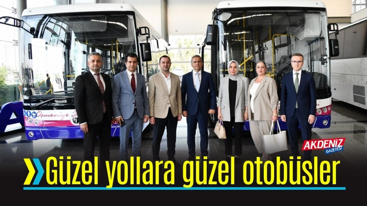 Osmaniye'nin Yeni Yollarına Yeni Otobüsler Alındı