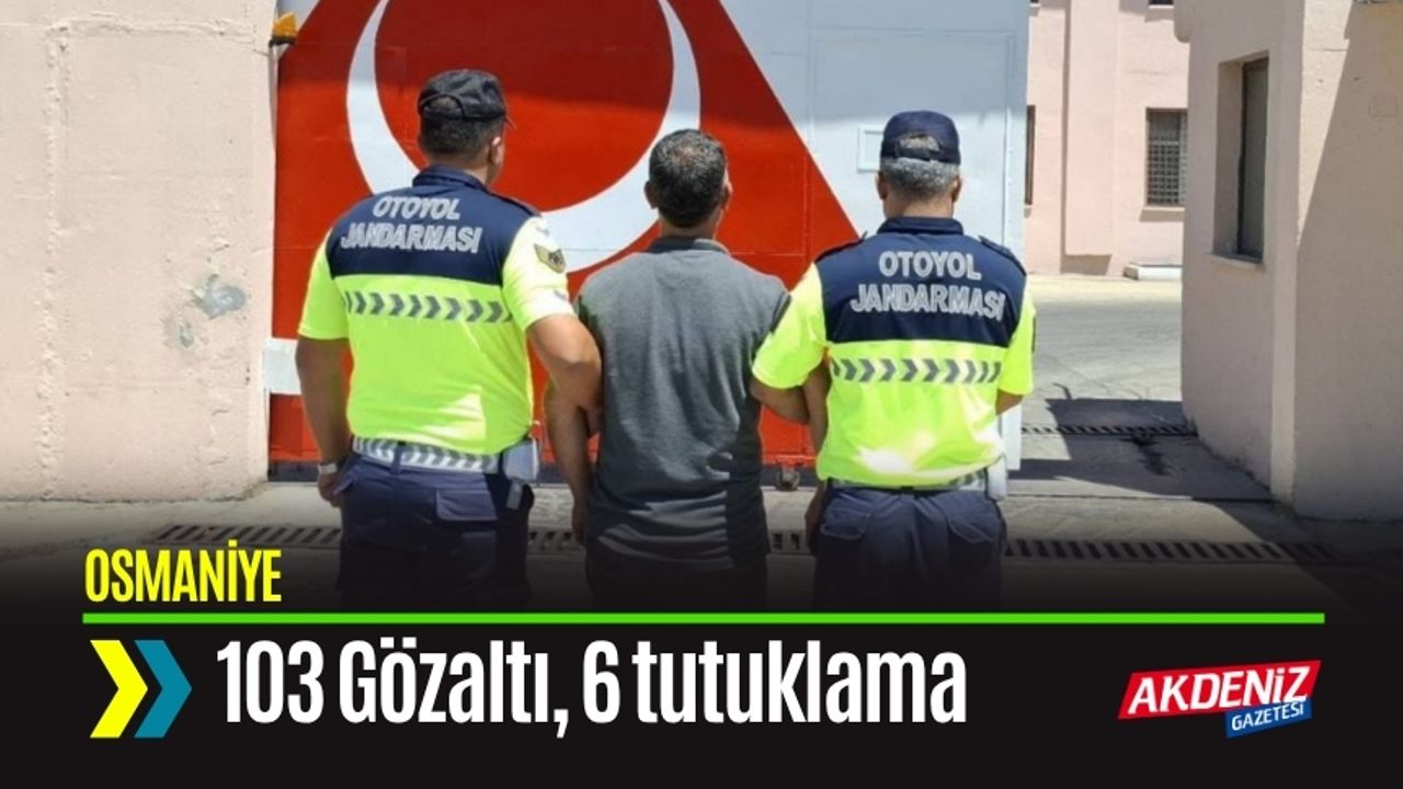 Osmaniye’de Jandarma’dan Huzur Operasyonu